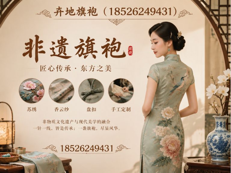 津南区新中式旗袍展示图